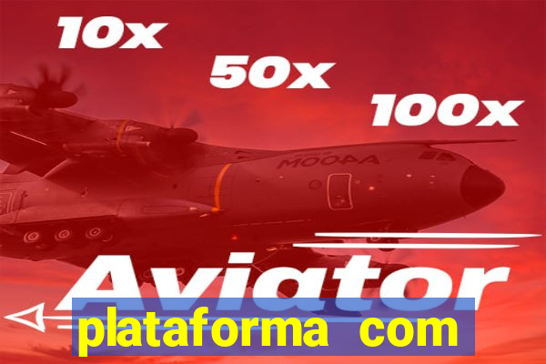 plataforma com chuva de dinheiro